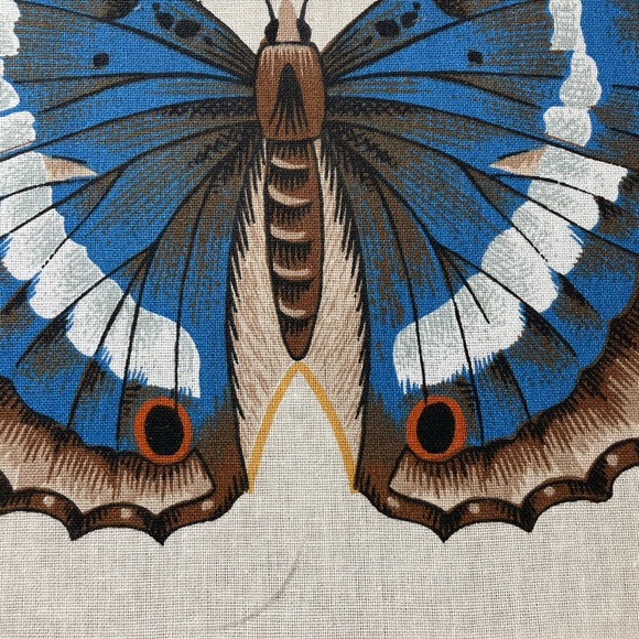 Boho Apatura Iris Butterfly Wall Hanging Canvas - Picture 3 of 6